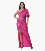 Girl’s Fuchsia Party Dress - Image 2