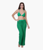 New Green Beach Wear Pant & Bra Set