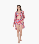 Trendy Three Piece Swimsuit Set Women