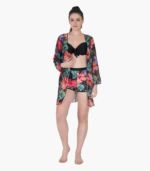 Multi-Colour Floral Cover Up Swimwear for Women