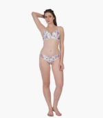 Adjustable Strap Embroidered Bikini Lingerie Set - Image 2
