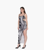 Women’s Sexy Backless Printed Party Outfit - Image 3