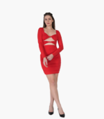 Chic Long Sleeve Party Dress For Women - Image 7