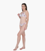 Adjustable Strap Embroidered Bikini Lingerie Set - Image 3