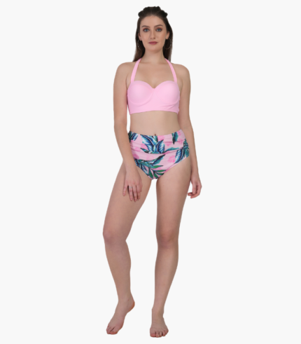 Girl's Floral Print Bra Party  Set