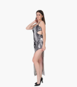 Women’s Sexy Backless Printed Party Outfit - Image 4