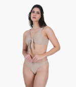 Girl’s Khaki Colour Bikini Set - Image 4