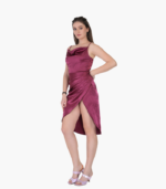 Stylish Shoulder Strap Party Dress Women - Image 4