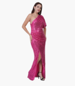 Girl’s Fuchsia Party Dress - Image 3