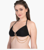 Girl’s Black Chain Bikini - Image 4