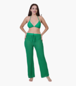 New Green Beach Wear Pant & Bra Set - Image 4