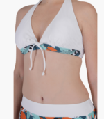 Bikini set with push-up top and printed desig - Image 4