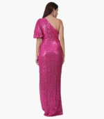 Girl’s Fuchsia Party Dress - Image 5