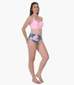Girl's Floral Print Bra Party  Set - Image 3