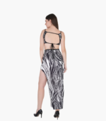 Women’s Sexy Backless Printed Party Outfit - Image 6