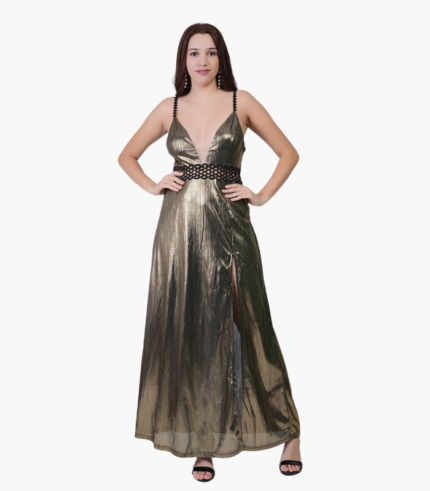 Girl’s Golden Dress