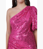 Girl’s Fuchsia Party Dress - Image 6