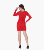 Chic Long Sleeve Party Dress For Women - Image 3