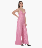 Girl’s Party Wear Jumpsuit Pink - Image 3