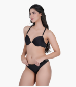 Hot Sexy Floral Lace Underwire Bras Lingeris Set for Women - Image 4